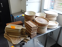 Partij wood & food serveeerplanken - afbeelding 1 van  8