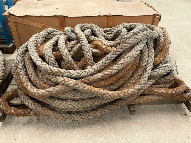 Partij zware scheepstouwen - afbeelding 4 van  5