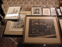 Partij zwart wit prenten (x5) - afbeelding 1 van  5