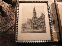 Partij zwart wit prenten (x5) - afbeelding 3 van  5