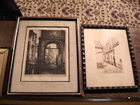 Partij zwart wit prenten (x5) - afbeelding 4 van  5