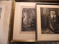 Partij zwart wit prenten (x7) - afbeelding 3 van  7