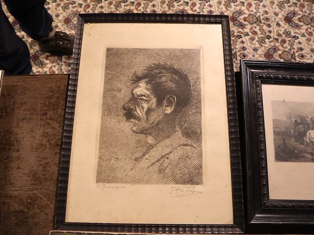 Partij zwart wit prenten (x7) - afbeelding 5 van  7