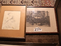 Partij zwart wit prenten (x7) - afbeelding 7 van  7