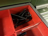 Partij zwarte inbusbouten, moeren en montagebeslag - afbeelding 161 van  212