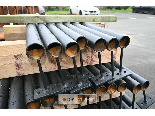 Partij zwarte stalen buizen - afbeelding 5 van  10