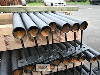 Partij zwarte stalen buizen - afbeelding 5 van  10