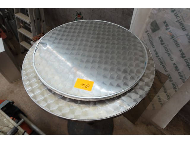 Partytafel (1 blad van diameter 70 en 1 blad van diameter 60) - afbeelding 2 van  3