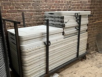 Partytafels op kar (±20 st) - afbeelding 2 van  5