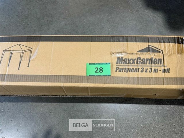 Partytent 3 x 3 - wit - afbeelding 3 van  3