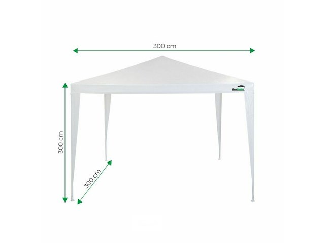 Partytent 3 x 3 - wit - afbeelding 1 van  3