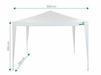 Partytent 3 x 3 - wit - afbeelding 2 van  3