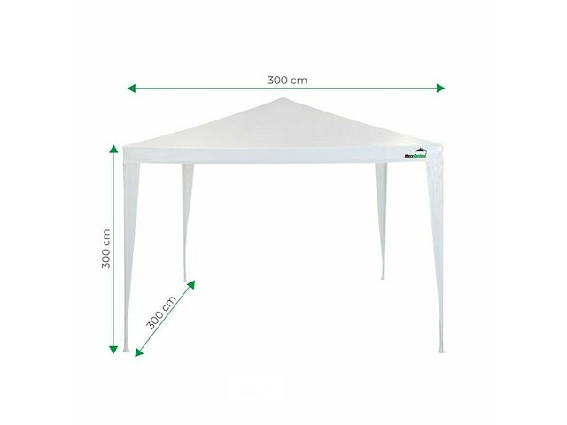 Partytent 3 x 3 - wit - afbeelding 1 van  3