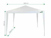 Partytent 3 x 3 - wit - afbeelding 1 van  3