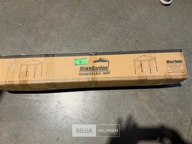 Partytent 3 x 3 m zwart - afbeelding 3 van  3