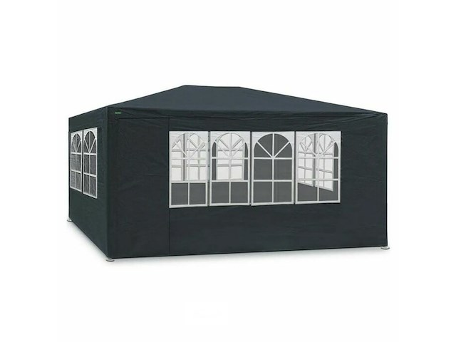 Partytent 3 x 4 meter antraciet met zijwanden - afbeelding 1 van  3