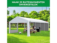 Partytent 4x8m - zijwanden - wit - afbeelding 5 van  6