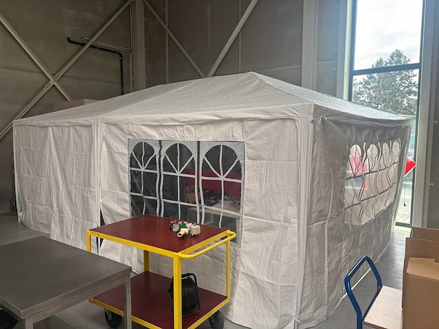 Partytent 600 x 400 x 500cm - afbeelding 1 van  8
