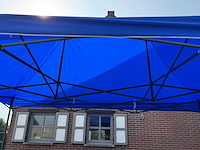 Partytent easy-up blauw 3x4,5m foldable nieuw - afbeelding 2 van  3