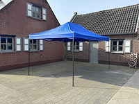 Partytent easy-up blauw 3x4,5m foldable nieuw - afbeelding 3 van  3