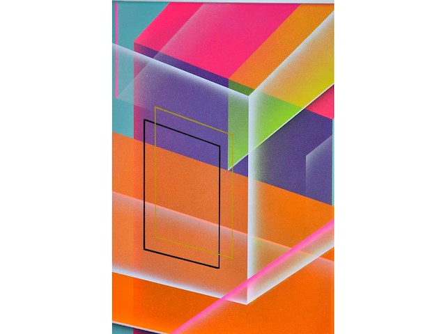 Pascal brouwer - acryl en airbrush op doek - afbeelding 4 van  6