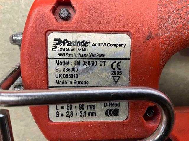 Paslode impulse im 350/90 ct tacker - afbeelding 5 van  9
