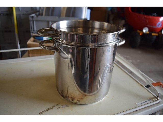 Pasta kookpot zonder deksel ca. 6l - afbeelding 2 van  3