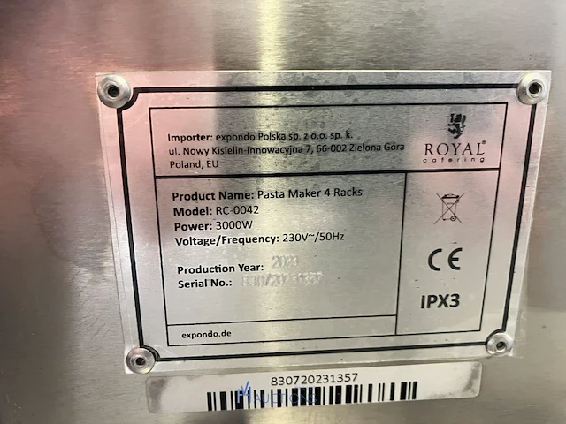 Pastakoker royal catering - afbeelding 5 van  5