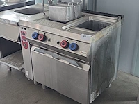 Pastakooker 2 kuipen op gas met automatische...