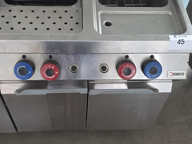 Pastakooker 2 kuipen op gas met automatische... - afbeelding 4 van  7