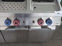 Pastakooker 2 kuipen op gas met automatische... - afbeelding 4 van  7