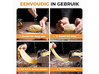 Pastamachine rvs (5x) - afbeelding 7 van  7