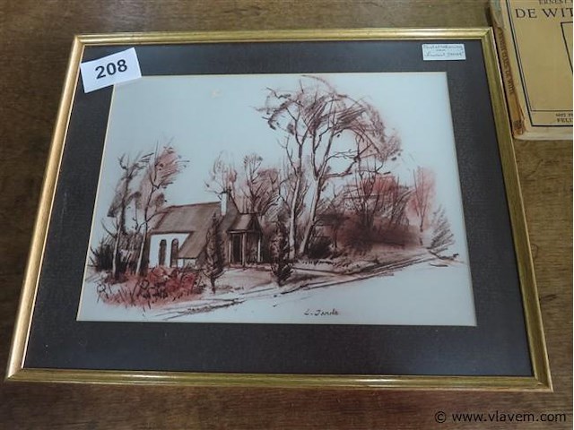 Pasteltekening - afbeelding 1 van  3