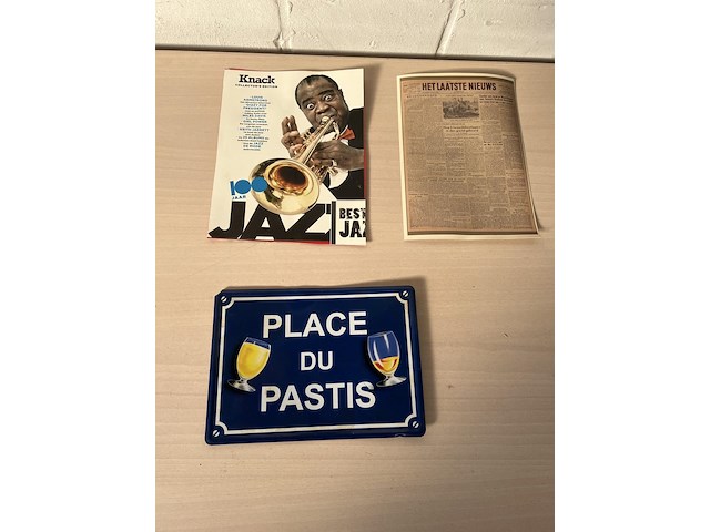 Pastis en coca cola plaat - afbeelding 3 van  3