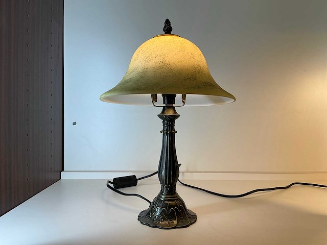 Pate de verre tafellamp - afbeelding 1 van  4