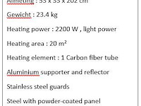 Patio heater - afbeelding 2 van  2