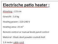 Patio heater - afbeelding 2 van  2