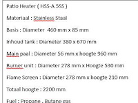 Patio heater - afbeelding 2 van  2