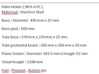 Patio heater - afbeelding 2 van  2