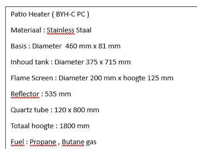 Patio heater - afbeelding 2 van  2