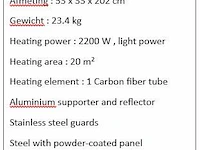 Patio heater - afbeelding 2 van  2