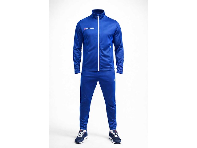 Patrick - trainingspak - royal blue maat m-2xl (10x) - afbeelding 2 van  2