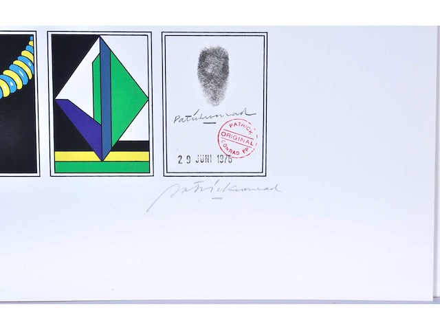 Patrick conrad - zeefdruk - afbeelding 3 van  8