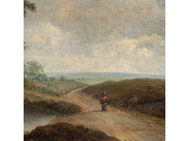 Patrick nasmyth (1787-1831), figures in a rural landscape, oil on oak 19.5 x 24 cm. (7.67 x 9.44 in.), frame: 36 x 41 cm. (14.16 x 16.14 in.) - afbeelding 4 van  5