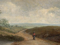 Patrick nasmyth (1787-1831), figures in a rural landscape, oil on oak 19.5 x 24 cm. (7.67 x 9.44 in.), frame: 36 x 41 cm. (14.16 x 16.14 in.) - afbeelding 4 van  5