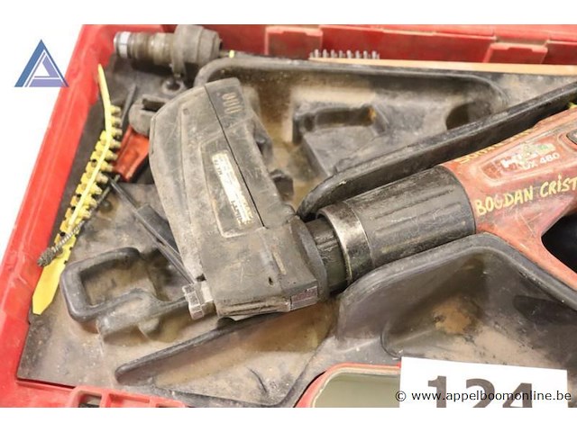 Patronenpistool - hilti - dx 460 toebehoren - koffer, spijkers, accessoires - afbeelding 3 van  3