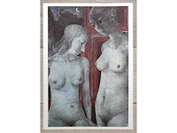 Paul delvaux - figures au clair de lune - offset - afbeelding 2 van  3