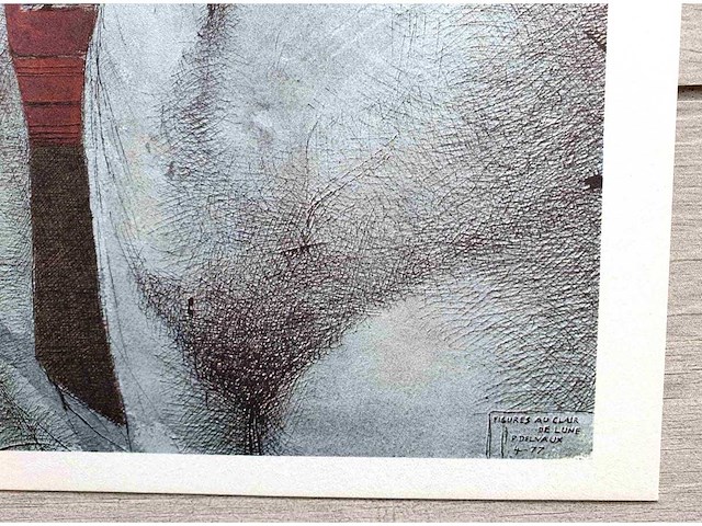 Paul delvaux - figures au clair de lune - offset - afbeelding 3 van  3