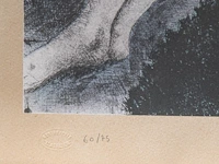 Paul delvaux (1897-1994), 'l'idole', lithograph, n° 60/75 61 x 42 cm. (24.01 x 16.53 in.), frame: 95.5 x 77 cm. (37.60 x 30.30 in.) - afbeelding 6 van  7