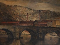 Paul delvaux (1897-1994), ‘pont de huy’, 1927, oil on canvas 120 x 165 cm. (47.24 x 64.95 in.), frame: 136 x 181 cm. (53.53 x 71.26 in.) - afbeelding 2 van  10